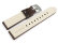 Dark Brown Leather Watch Strap Miami without padding 26mm