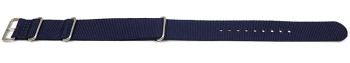 Nato Strap - Nylon - Waterproof - blue 18mm 20mm 22mm 24mm