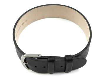 Pull through strap for fixed bars leather black 6mm 8mm 10mm 12mm 14mm 16mm 18mm 20mm