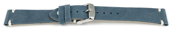 Dark Blue Leather Watch Strap model Fresh 18mm 19mm 20mm...