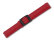 Watch band - Leather - for Swatch - red - 17 mm