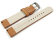 Watch strap Genuine water buffalo vintage light brown 18mm 20mm 22mm 24mm