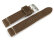 Very Soft Old Brown Leather Watch Strap model Bari 28mm