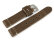 Very Soft Old Brown Leather Watch Strap model Bari 28mm