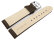 XL Watch strap Genuine leather Smooth brown 18mm 20mm 22mm 24mm 26mm 28mm