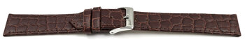 Watch strap - genuine leather - Safari - Dark Brown 12mm...