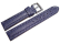 XL Watch strap Genuine Shark leather dark blue 18mm 20mm 22mm 24mm