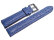 XL Watch strap Genuine Shark leather light blue 24mm Gold