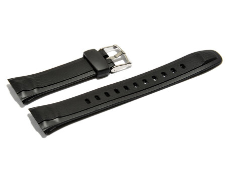 Genuine Casio Black Resin Watch Strap WVA-430,WVA-470 