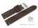 Leather Quick release Watch Strap dark brown without padding 20mm 22mm 24mm