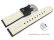 Black Leather Quick release Watch Strap Miami without padding 20mm 22mm 24mm 26mm