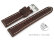Brown Leather Quick release Watch Strap Miami without padding 20mm 22mm 24mm 26mm