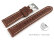 Light Brown Leather Quick release Watch Strap Miami without padding 20mm 22mm 24mm 26mm