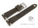 Dark Brown Leather Quick release Watch Strap model Fresh 18mm 19mm 20mm 22mm