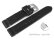 Very Soft Black Leather Quick release Watch Strap model Bari 20mm 22mm 24mm 26mm