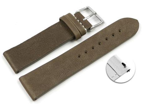 Quick release Watch Strap Berlin Genuine leather Soft...