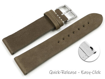 Quick release Watch Strap Berlin Genuine leather Soft...