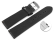 Quick release Watch Strap Berlin Genuine leather Soft Vintage black 18mm 20mm 22mm