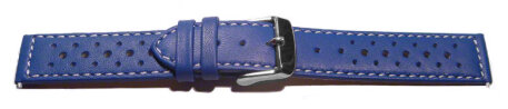 Quick release Watch Strap genuine leather Style blue 16mm 18mm 20mm 22mm