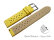 Quick release Watch Strap genuine leather Style yellow 16mm 18mm 20mm 22mm