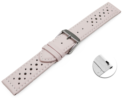 Quick release Watch Strap genuine leather Style light pink 16mm 18mm 20mm 22mm