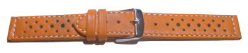 Quick release Watch Strap genuine leather Style orange...