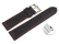 Quick release Watch Strap genuine leather Style black red stitch 18mm 20mm 22mm