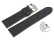 Quick release Watch Strap genuine leather Style black red stitch 18mm 20mm 22mm