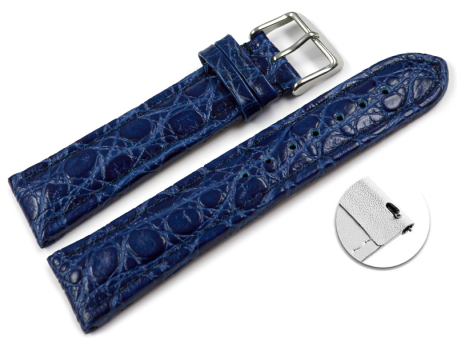 Watch band Genuine Calfskin African blue 18mm 20mm 22mm 24mm