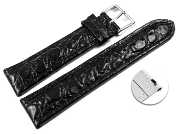 Watch band Genuine Calfskin African black 18mm 20mm 22mm...