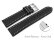Quick release Watch Strap genuine leather black white stitching 18mm 20mm 22mm 24mm