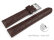 Quick release Watch Strap Genuine leather Croco print dark brown 18mm 20mm 22mm 24mm