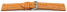 Quick release Watch Strap Genuine leather Croco print orange 18mm 20mm 22mm 24mm 26mm 28mm