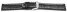 Quick release Watch Strap Genuine leather Croco print black white stitch 18mm 20mm 22mm 24mm 26mm 28mm