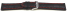 Quick release Watch Strap Genuine leather croco print black w. red stitch 18mm 20mm 22mm 24mm 26mm 28mm