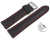 Quick release Watch Strap Genuine leather croco print black w. red stitch 18mm 20mm 22mm 24mm 26mm 28mm