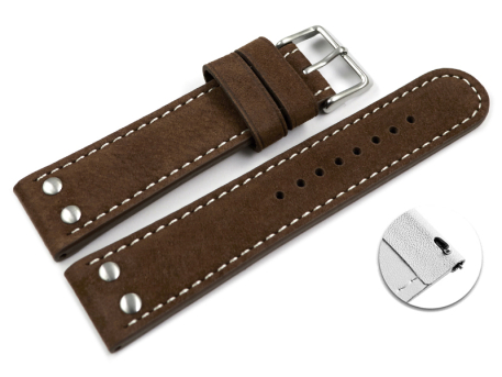 Quick release Watch Strap Genuine water buffalo vintage...