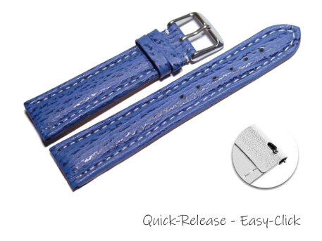 XL Quick release Watch Strap Genuine Shark leather light...