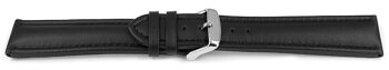 Quick release Watch Strap Genuine leather Smooth XL black...