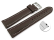 Quick release Watch Strap Genuine leather Smooth XL brown 18mm 20mm 22mm 24mm 26mm