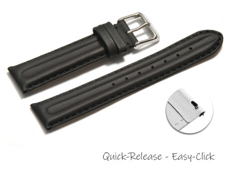 Quick release Watch Strap Genuine leather hydrophobic...