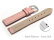 Quick release Watch Strap Pink Coloured Croc Grained Genuine Leather 12mm 14mm 16mm 18mm 20mm 22mm