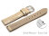 Quick release Watch Strap Shiny Creme Coloured Croc Grained Leather 12mm 14mm 16mm 18mm 20mm 22mm