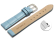 Quick release Watch Strap Light Blue Coloured Croc Grained Leather 12mm 14mm 16mm 18mm 20mm 22mm