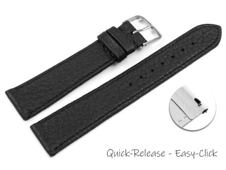 Quick release Watch Strap Genuine deer leather grained...