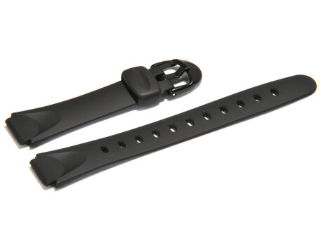 Watch strap Casio for LW-200, rubber, black