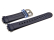 Watch strap Casio for Baby-G - BG-1001-2CV, rubber, dark-blue