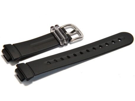 Watch strap Casio for Baby-G - BG-1001-1V, rubber, black