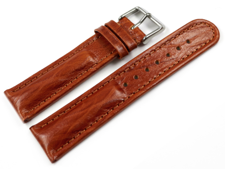 Watch band - Genuine leather - Bark - brown