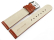 Watch band - Genuine leather - Bark - brown